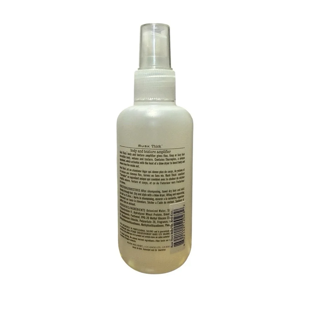 Rusk Thick‎ Body and Texture Amplifier Spray 6 oz Discontinued Rare Y2K Era Hair
